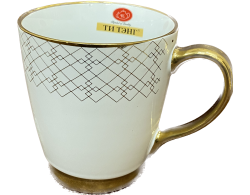 Золотая кружка "Tea Tang, Cafe Esmeralda", 400 мл.(чай черный 5 х 2 гр. + кофе ТОНКИЙ ПОМОЛ 30 гр.)