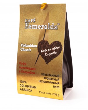 "Cafe Esmeralda" Colombian Classic ТОНКИЙ ПОМОЛ 250 г.